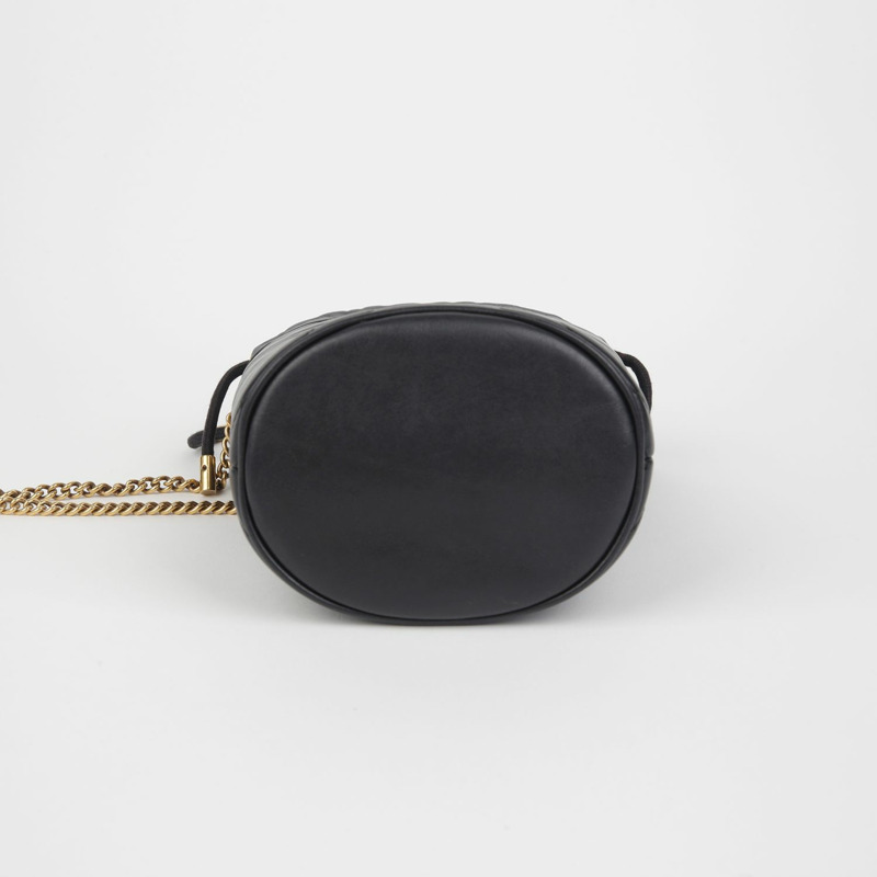 GUCCI GG Marmont 迷你水桶肩斜背包 575163-5