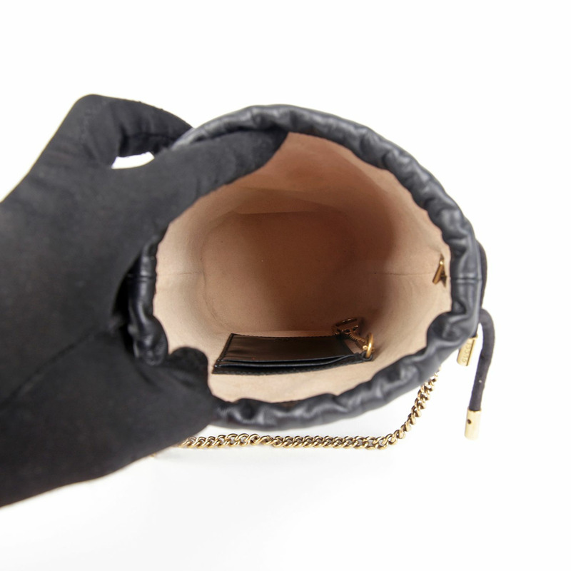GUCCI GG Marmont 迷你水桶肩斜背包 575163-9