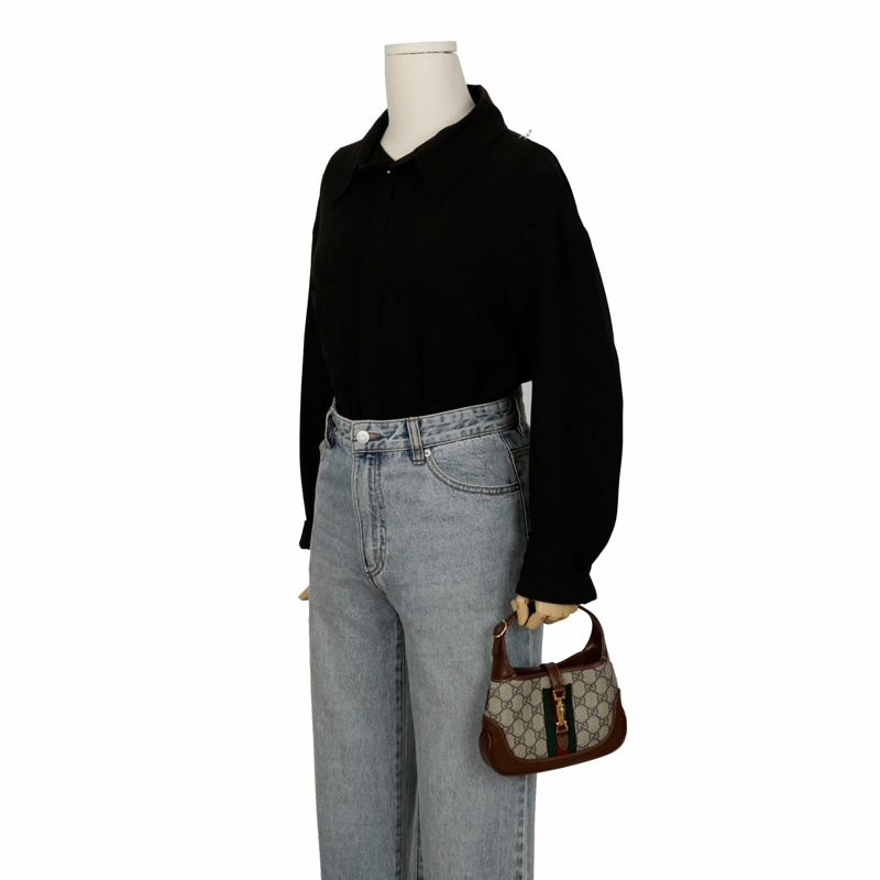 【包稅】GUCCI Jackie 1961 迷你肩斜背包 637092-7