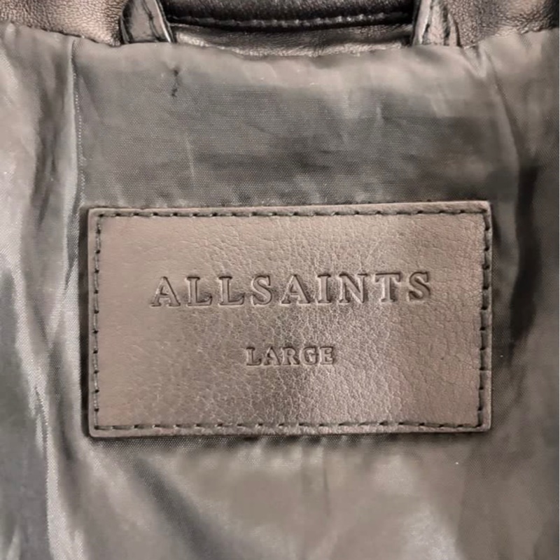 Allsaint 羊皮皮衣外套 L號-8