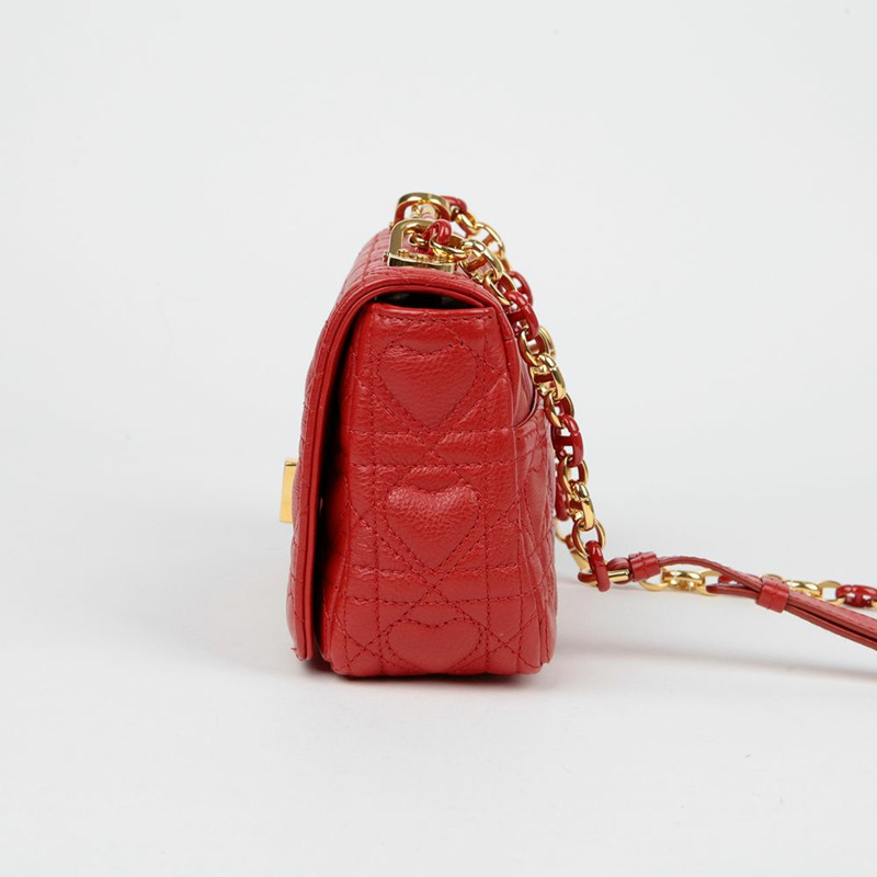 DIOR M9241WNGI Caro Heart 小號肩斜背包-4