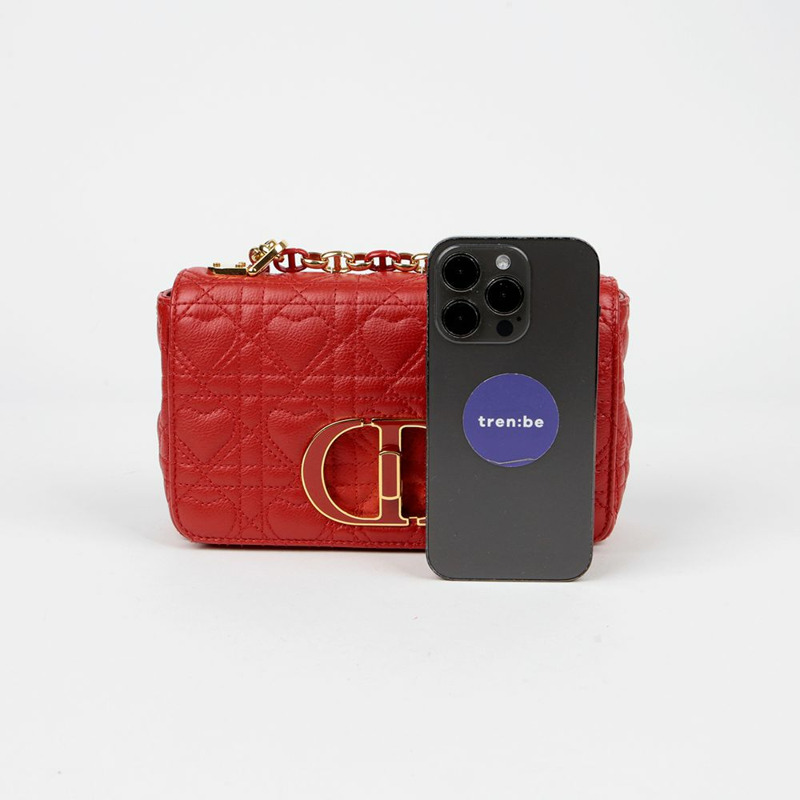 DIOR M9241WNGI Caro Heart 小號肩斜背包-7