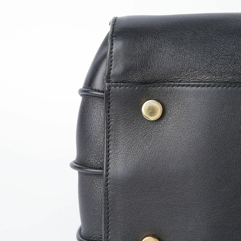 SAINT LAURENT 黑色皮革 Sac de Jour 手提包和單肩包 324823-8