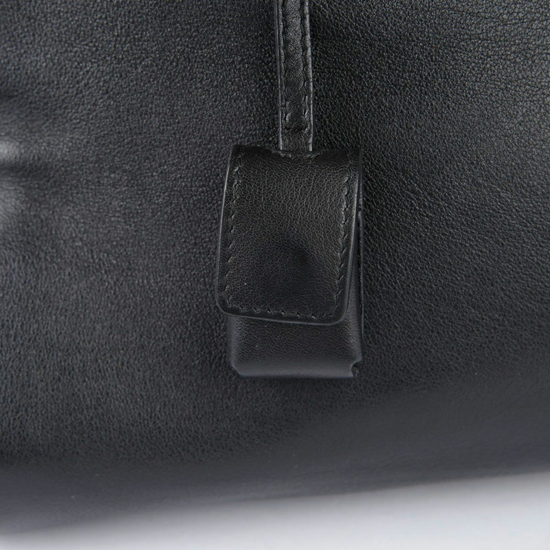 SAINT LAURENT 黑色皮革 Sac de Jour 手提包和單肩包 324823-14