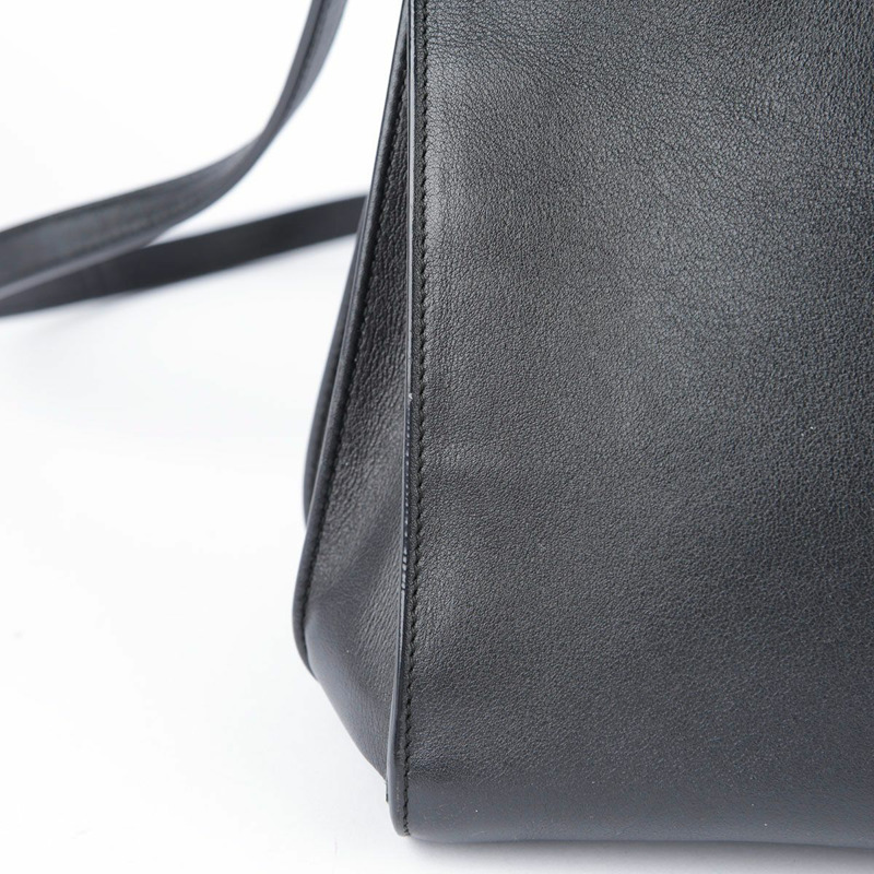 SAINT LAURENT 黑色皮革 Sac de Jour 手提包和單肩包 324823-16
