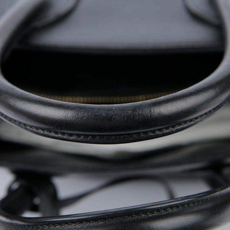 SAINT LAURENT 黑色皮革 Sac de Jour 手提包和單肩包 324823-18