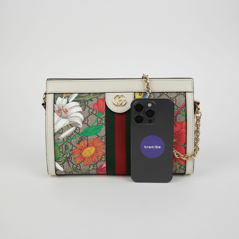 GUCCI Ophidia Flora 小號肩斜背包 503877-7