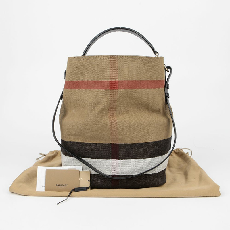 BURBERRY Ashby 中號 Hobo 托特單肩包 3945726-0