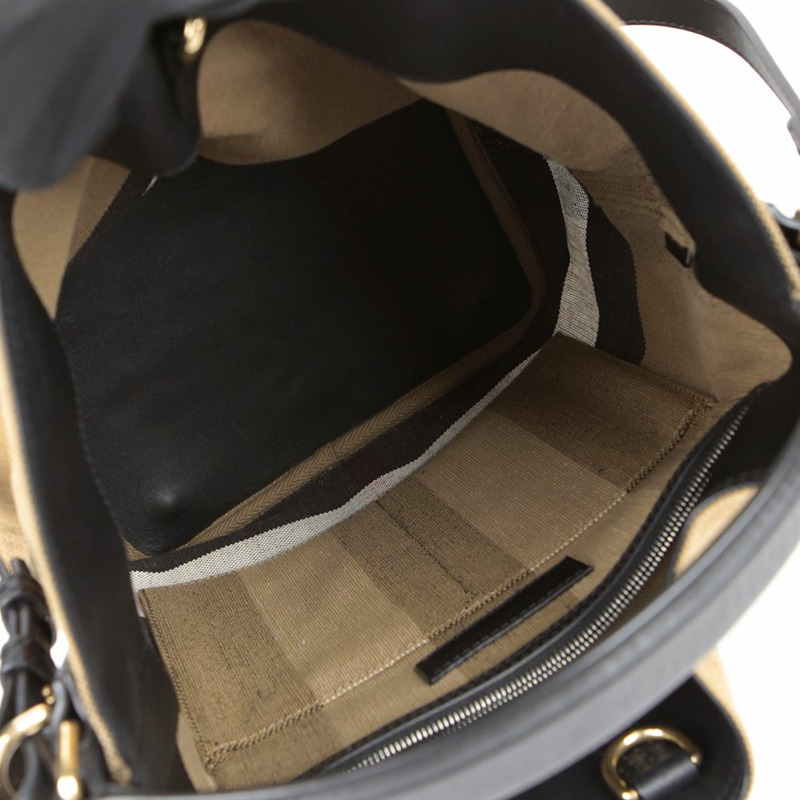 BURBERRY Ashby 中號 Hobo 托特單肩包 3945726-10