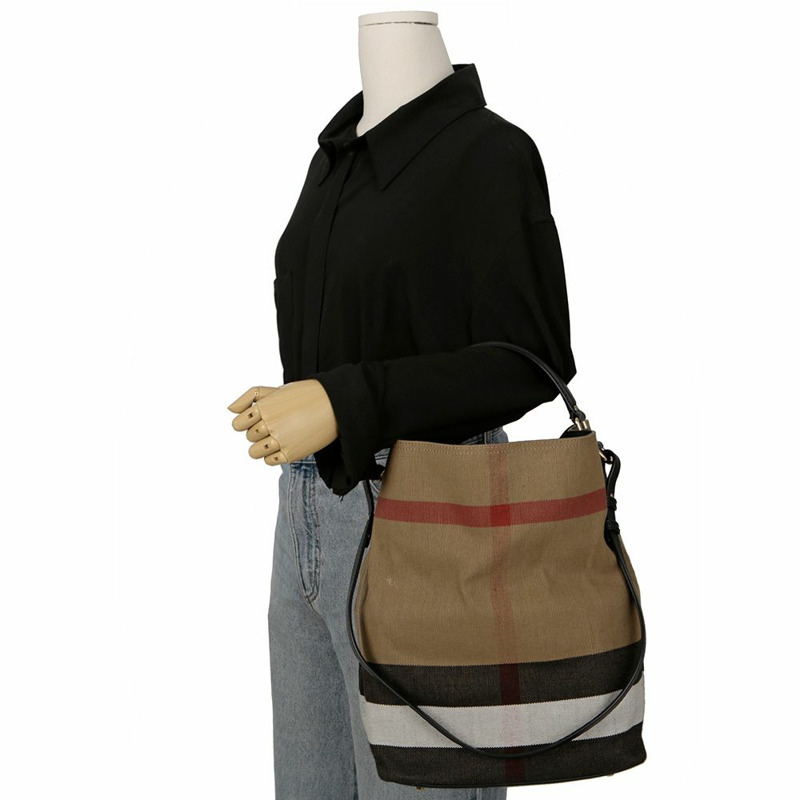 BURBERRY Ashby 中號 Hobo 托特單肩包 3945726-11