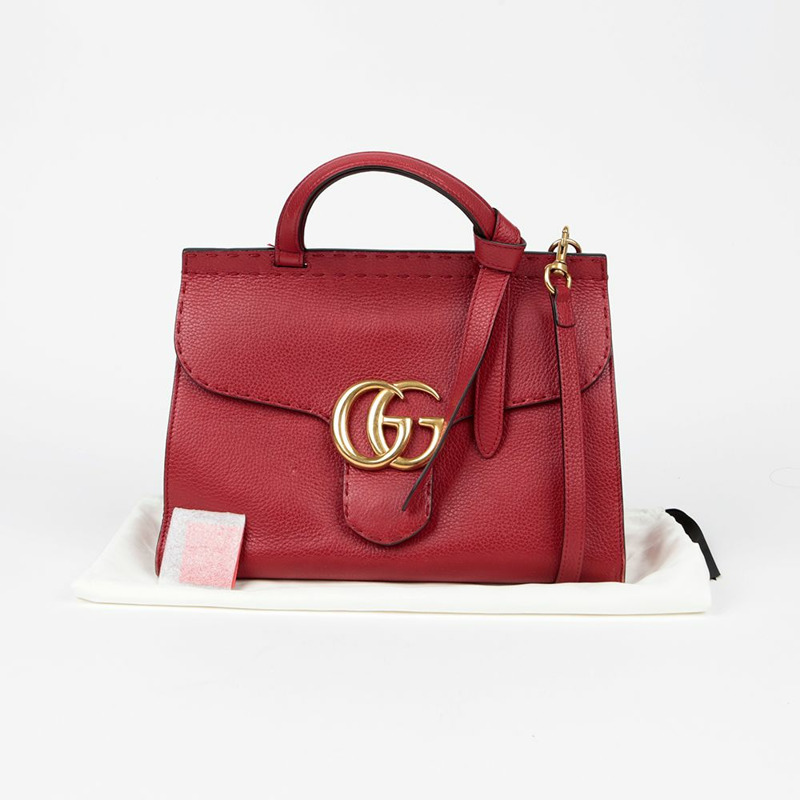 GUCCI 421890 GG Marmont 小號托特單肩包-0