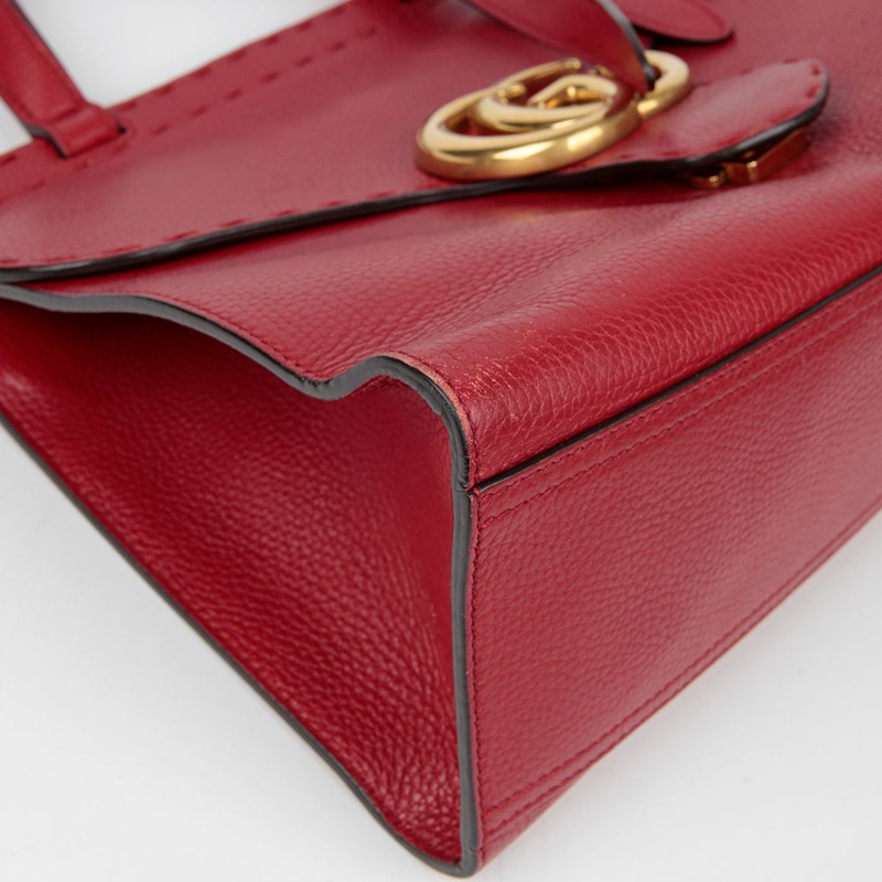 GUCCI 421890 GG Marmont 小號托特單肩包-9