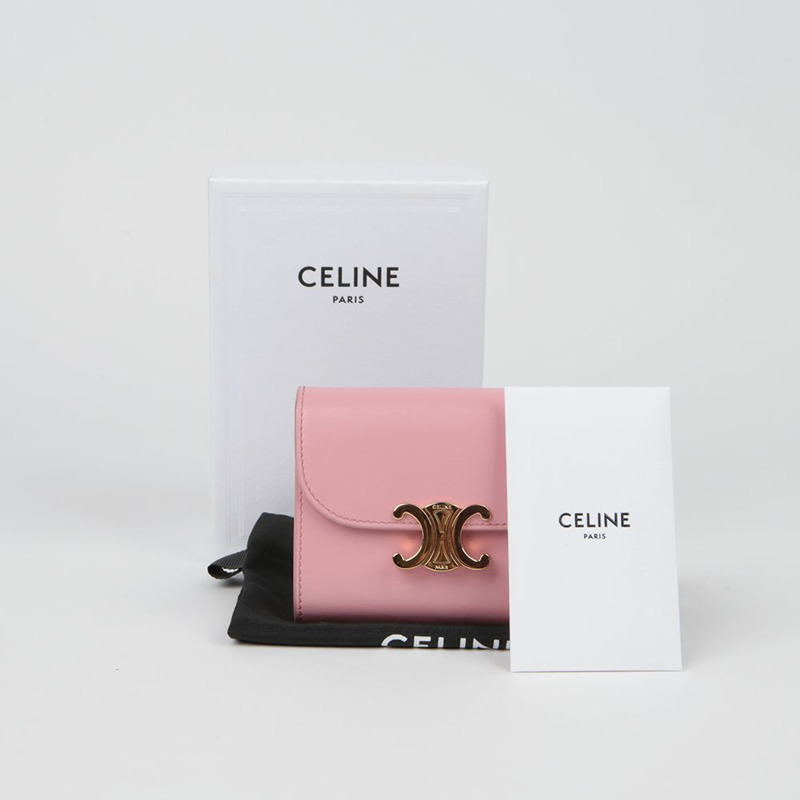 CELINE 10D783DPV Triopé 小號皮夾-0