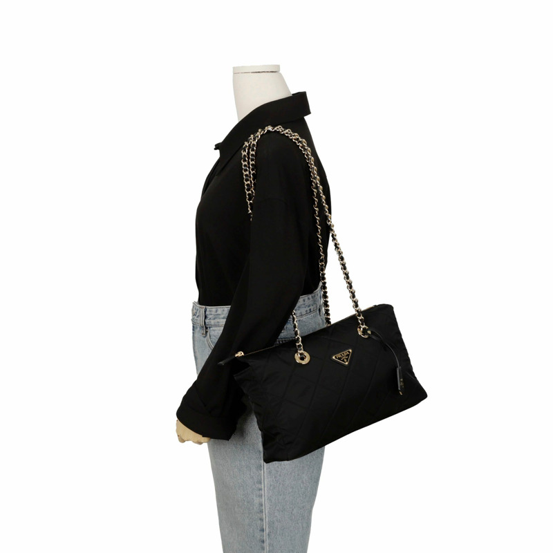 【包稅】PRADA 1BG551 1995年復刻版鏈條手提單肩包-10