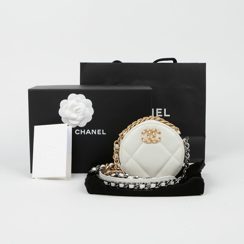 【包稅】CHANEL AP0945 19吋圓形迷你鏈條單肩斜背包-0
