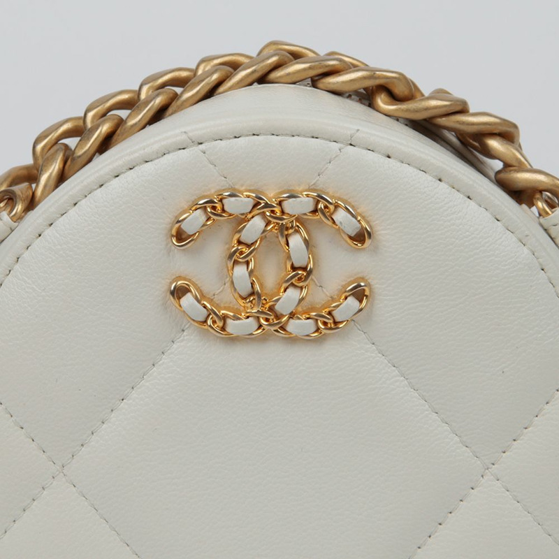 【包稅】CHANEL AP0945 19吋圓形迷你鏈條單肩斜背包-2