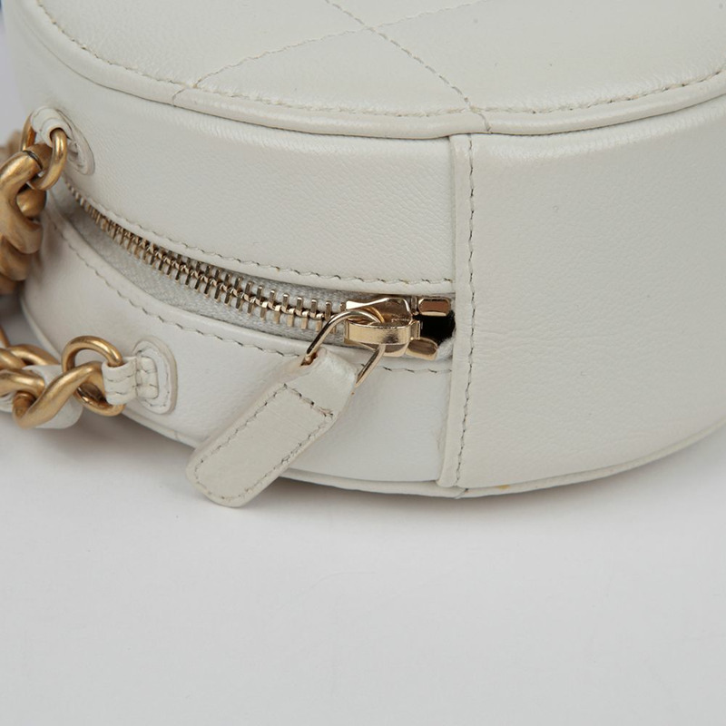 【包稅】CHANEL AP0945 19吋圓形迷你鏈條單肩斜背包-7