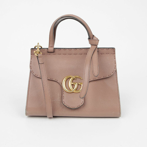 GUCCI 442622 GG Marmont 迷你頂部提把托特單肩包