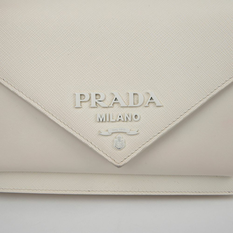 PRADA 單色迷你手拿包肩斜背包 1BP020-2