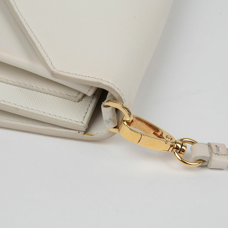 PRADA 單色迷你手拿包肩斜背包 1BP020-6