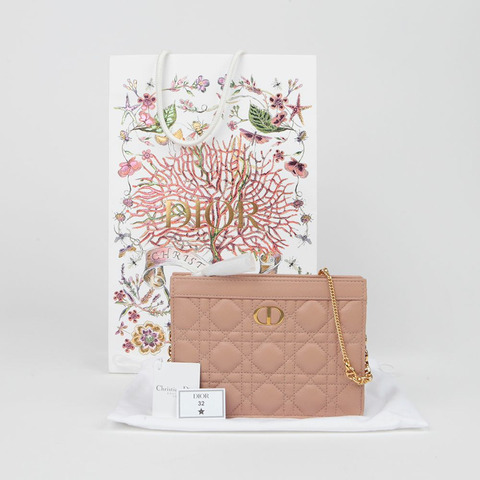 DIOR S5106UWHC Caro 鏈條斜背包