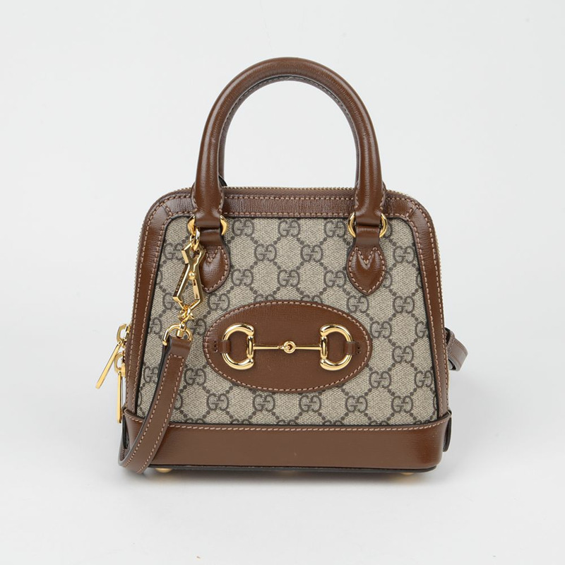 GUCCI Horsebit 1955 迷你頂部提把托特單肩包 640716-1