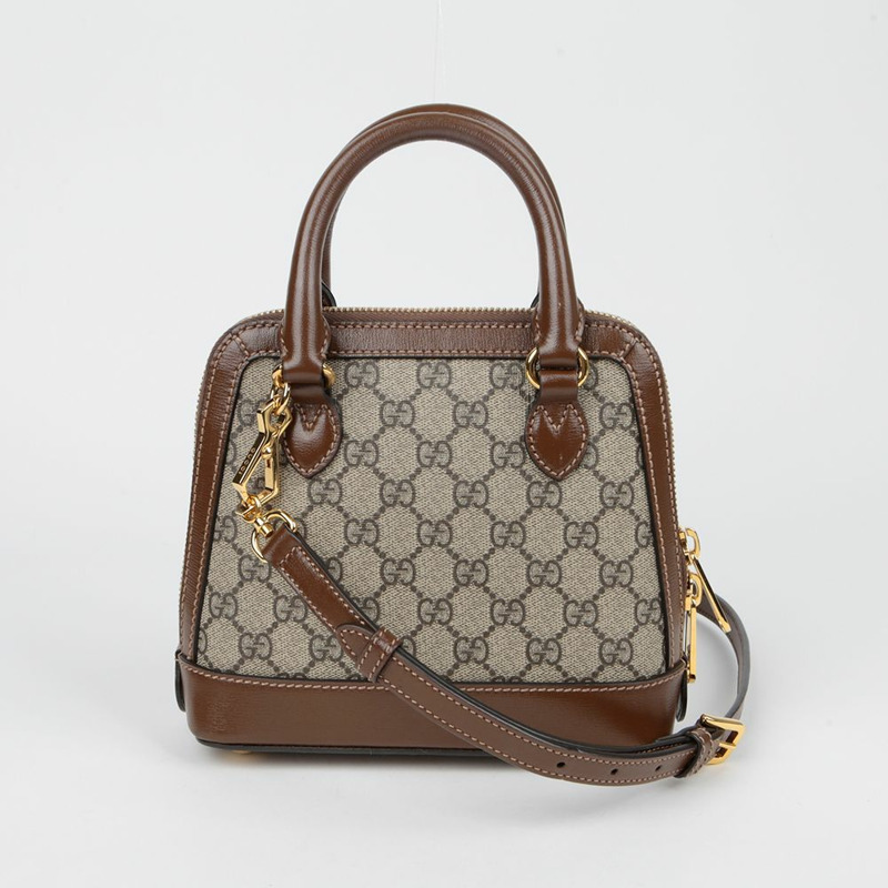 GUCCI Horsebit 1955 迷你頂部提把托特單肩包 640716-3