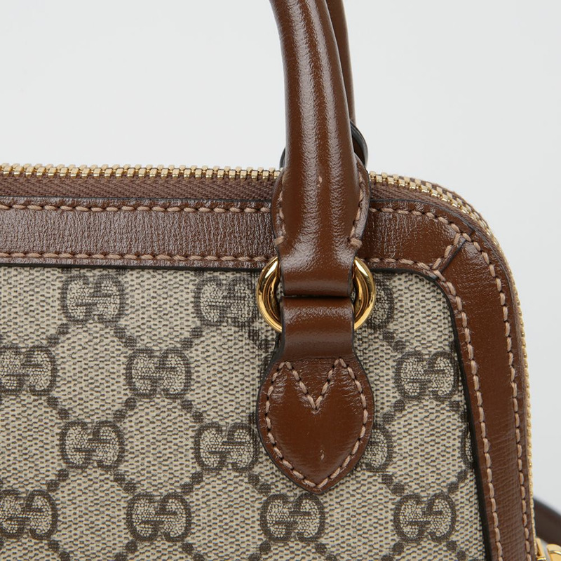GUCCI Horsebit 1955 迷你頂部提把托特單肩包 640716-4