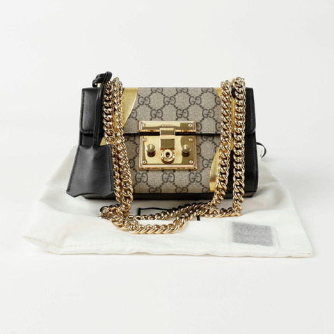 GUCCI 槳形鎖扣迷你肩斜背包 432182