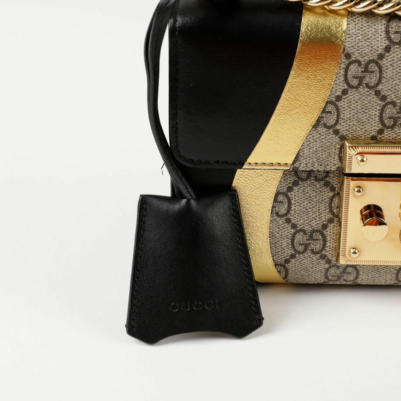 【包稅】GUCCI 槳形鎖扣迷你肩斜背包 432182-2