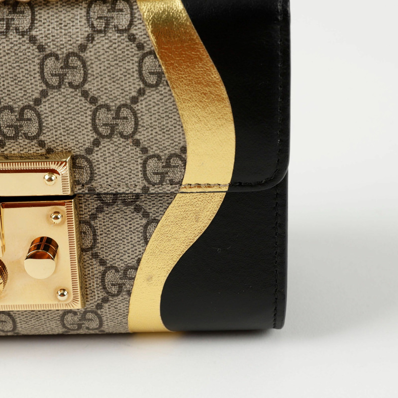 【包稅】GUCCI 槳形鎖扣迷你肩斜背包 432182-3