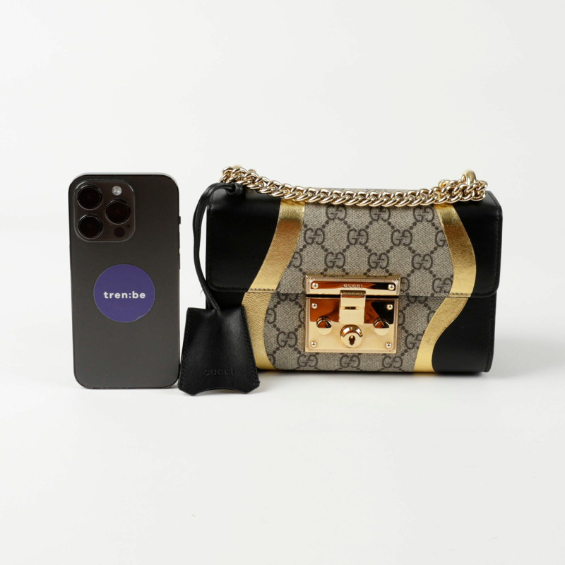 【包稅】GUCCI 槳形鎖扣迷你肩斜背包 432182-8