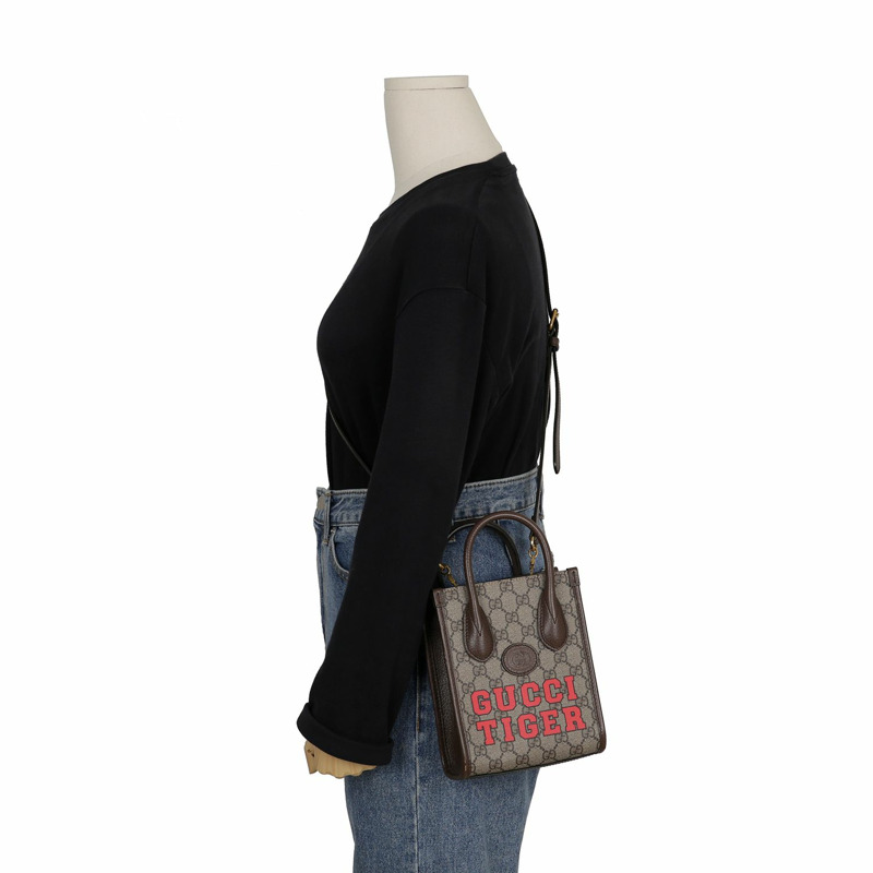 GUCCI 互扣式 G 迷你托特單肩包 671623-11