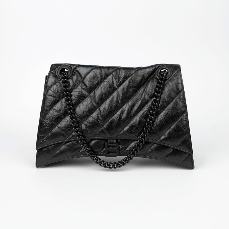 BALENCIAGA 壓皺大單肩包 716332-1