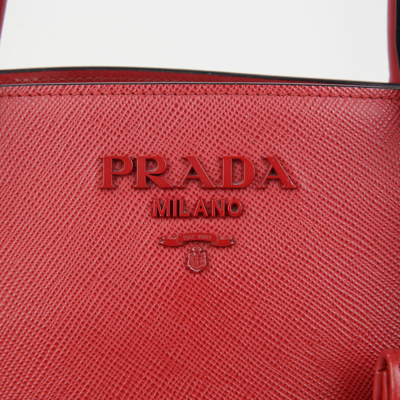 PRADA 單色托特單肩包 1BA156-2