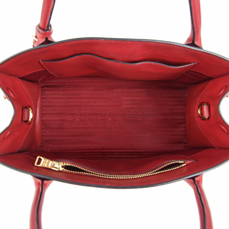 PRADA 單色托特單肩包 1BA156-13
