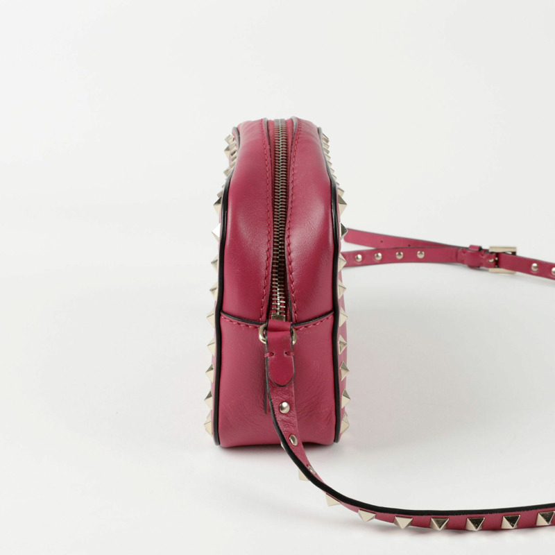 VALENTINO Rockstud 相機肩斜背包-2