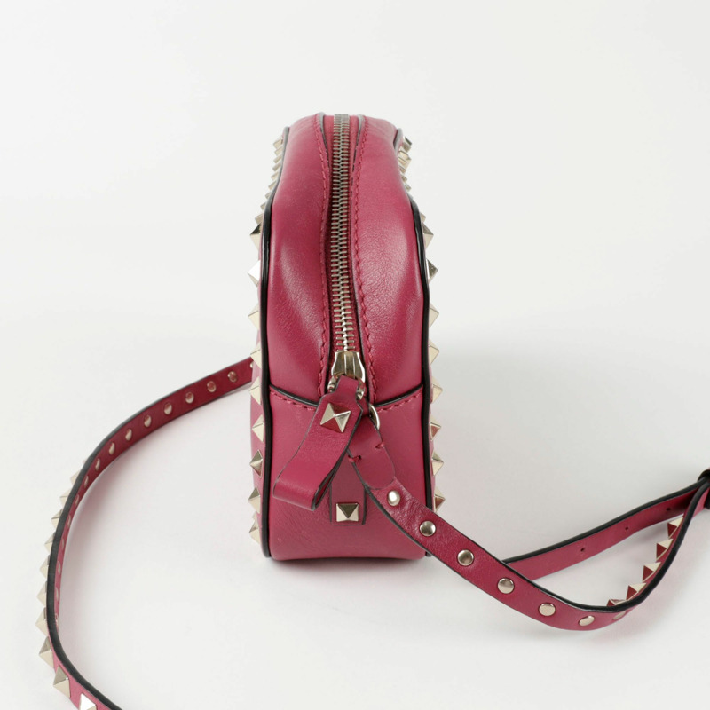 VALENTINO Rockstud 相機肩斜背包-6