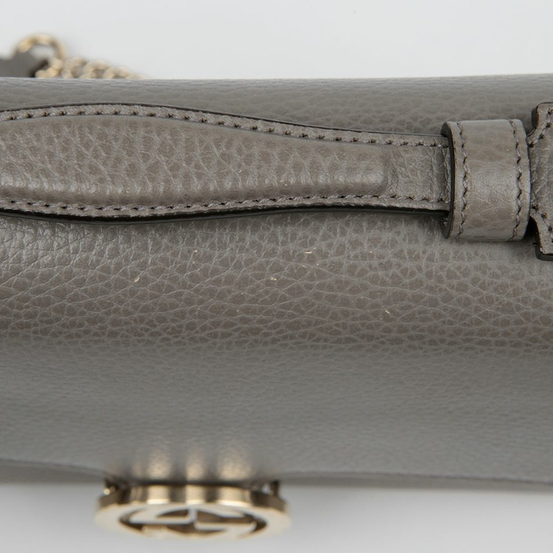GUCCI 互扣式頂部手把托特單肩包 510302-2