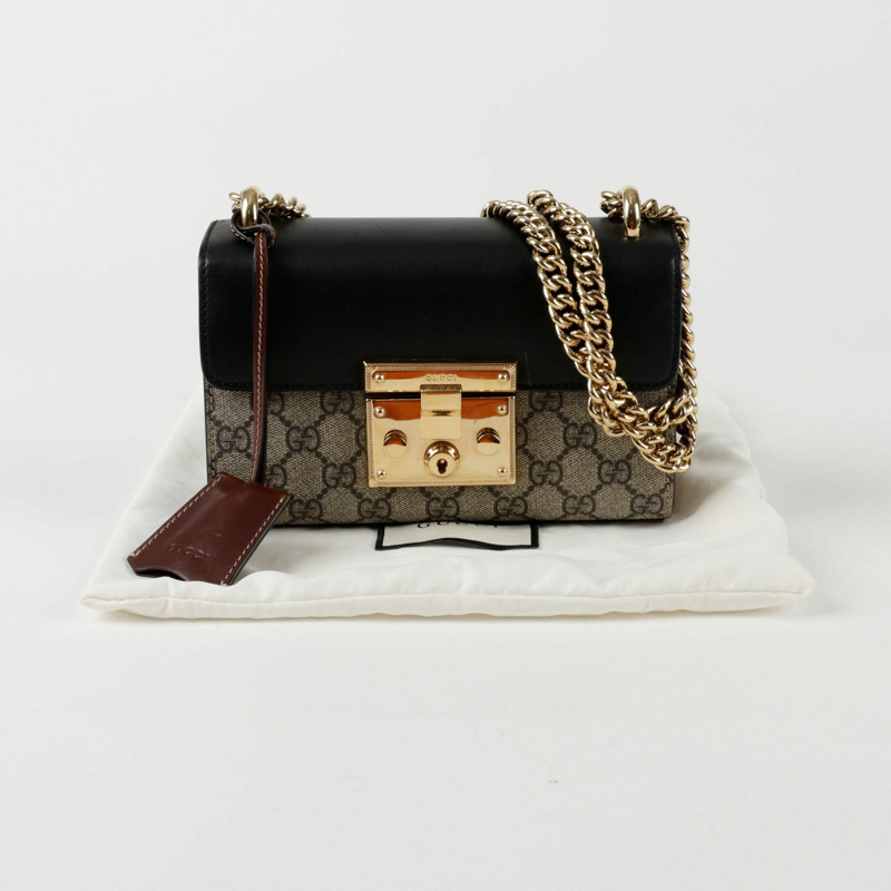 GUCCI Paddle Lock 小號鏈條單肩斜背包 409487-0
