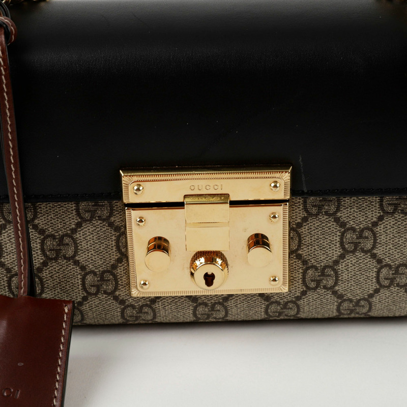 GUCCI Paddle Lock 小號鏈條單肩斜背包 409487-1