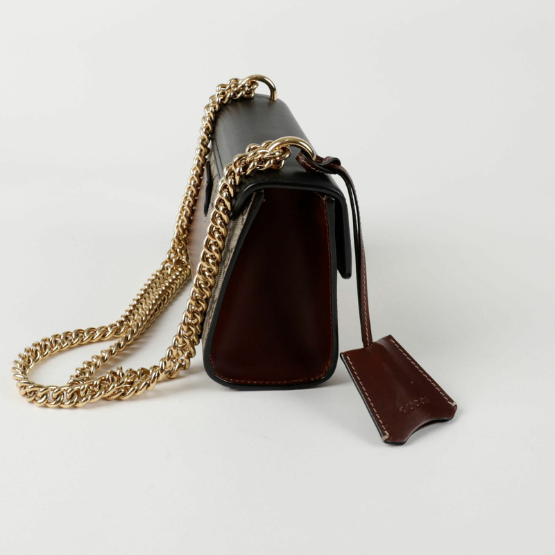 GUCCI Paddle Lock 小號鏈條單肩斜背包 409487-5