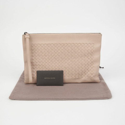 BOTTEGA VENETA Intrecciato 編織文件手拿包 598225