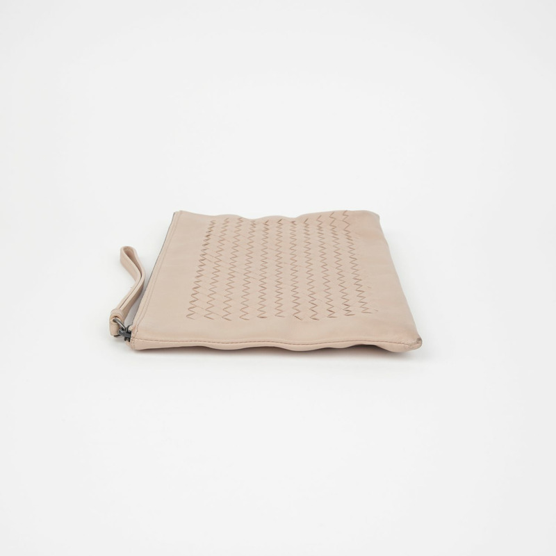 BOTTEGA VENETA Intrecciato 編織文件手拿包 598225-5