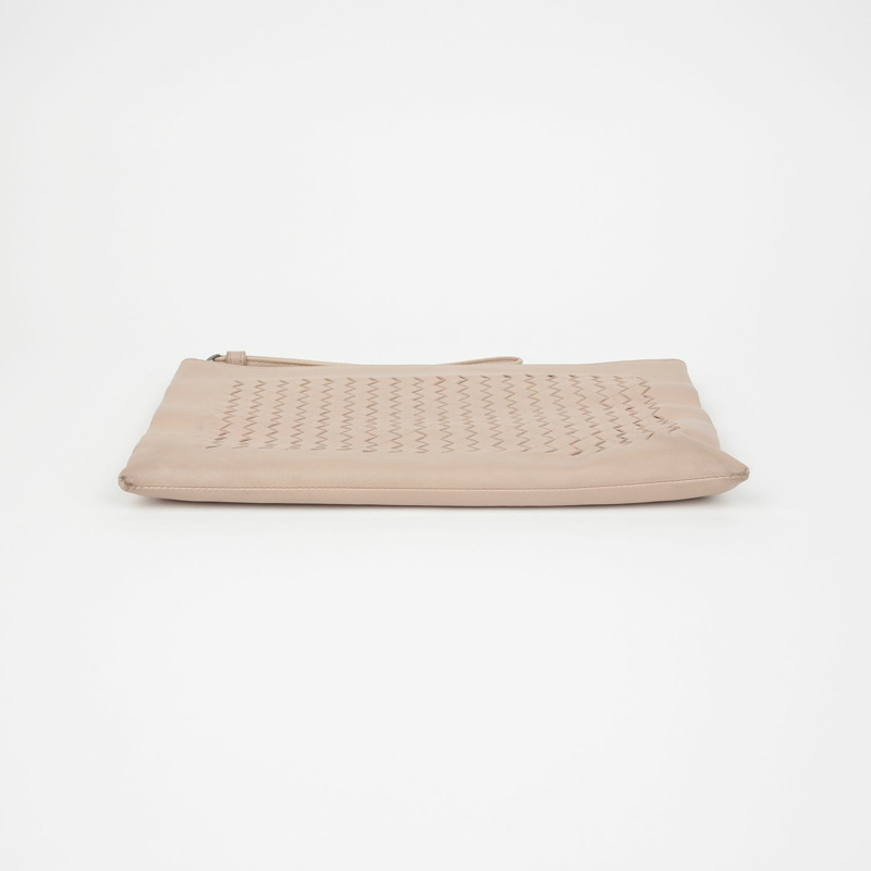 BOTTEGA VENETA Intrecciato 編織文件手拿包 598225-6