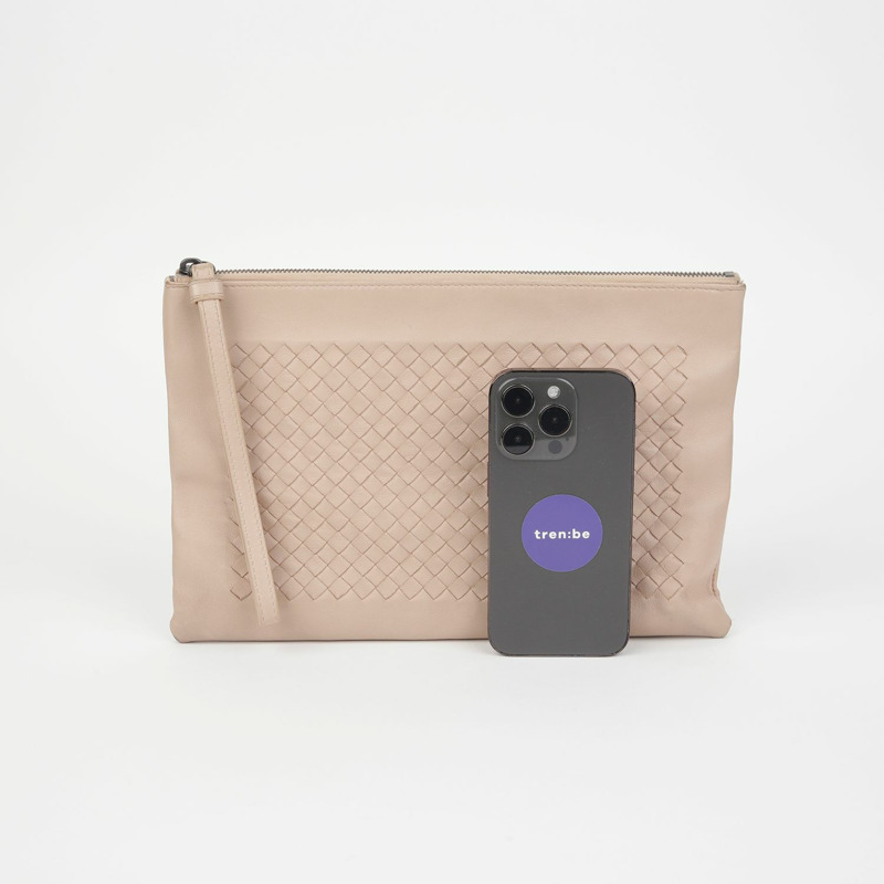 BOTTEGA VENETA Intrecciato 編織文件手拿包 598225-11