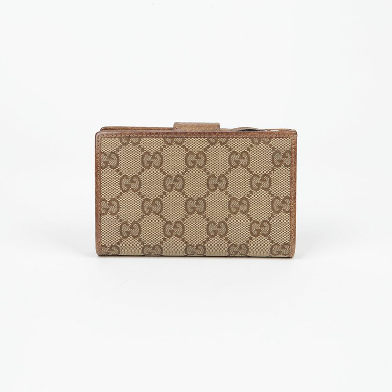 GUCCI 337023 GG 標誌緊湊型皮夾-2