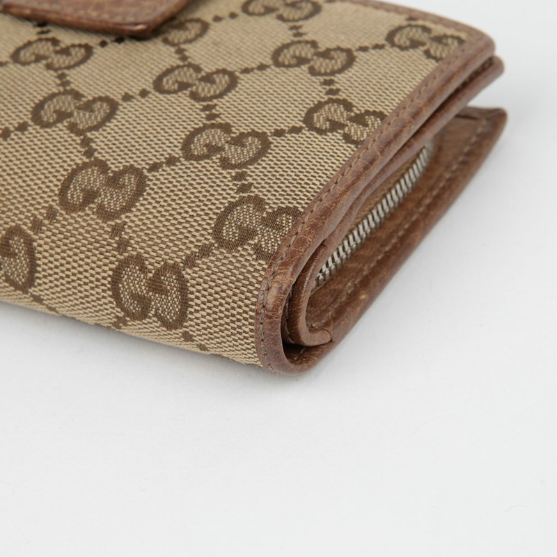 GUCCI 337023 GG 標誌緊湊型皮夾-5
