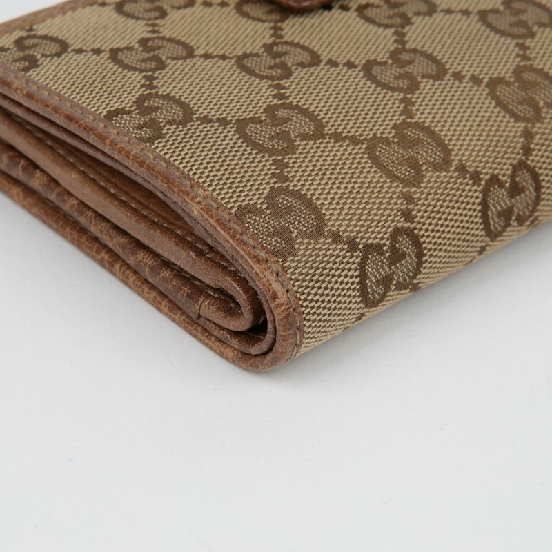 GUCCI 337023 GG 標誌緊湊型皮夾-6