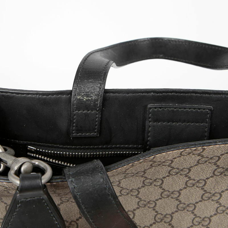 【包稅】GUCCI 456217 GG Supreme 手提單肩包-9